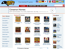 Tablet Screenshot of cimaxgames.com